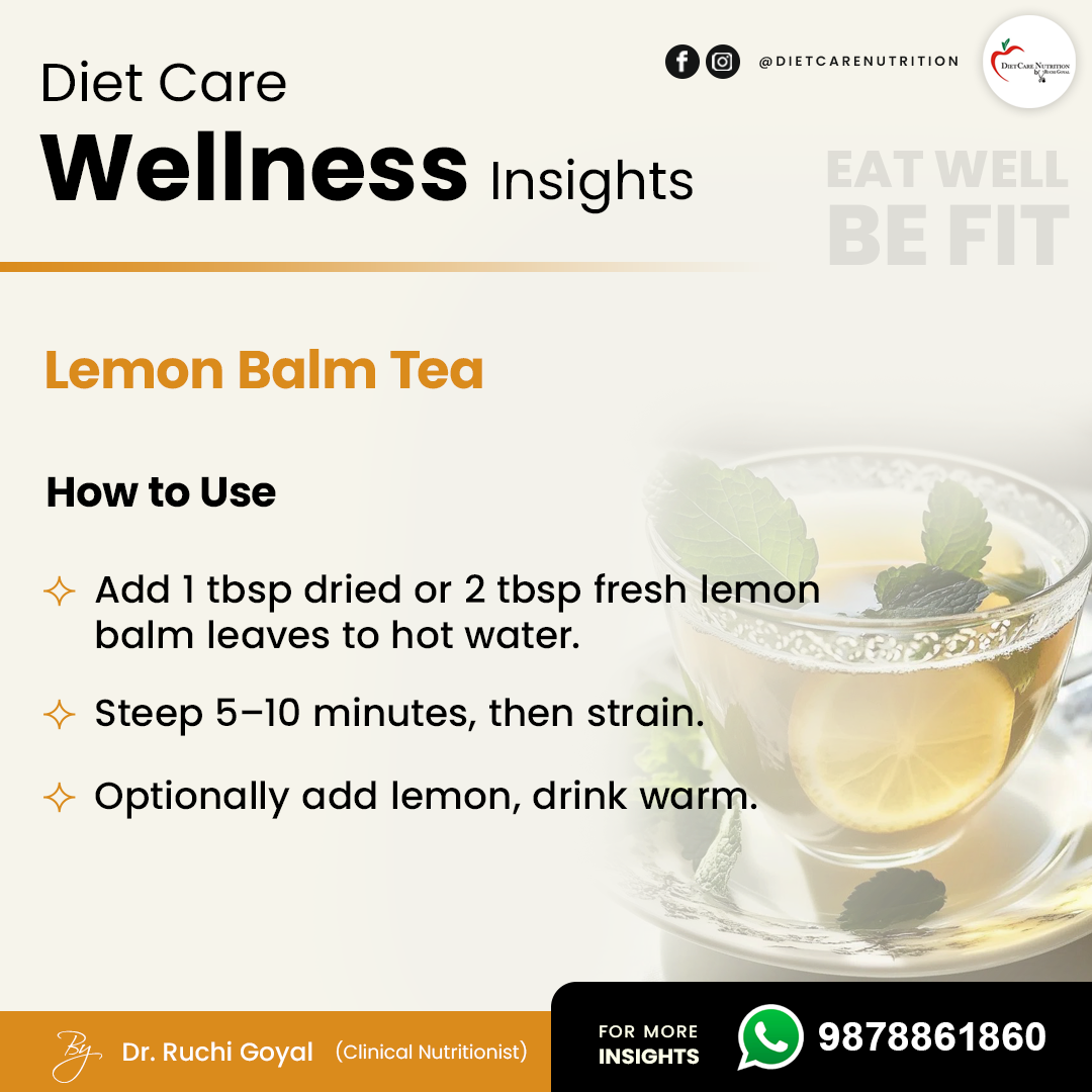 How to use Lemon Balm Tea